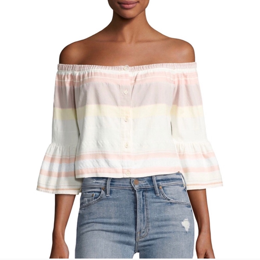 MOTHER Cold Shoulder Belle Top